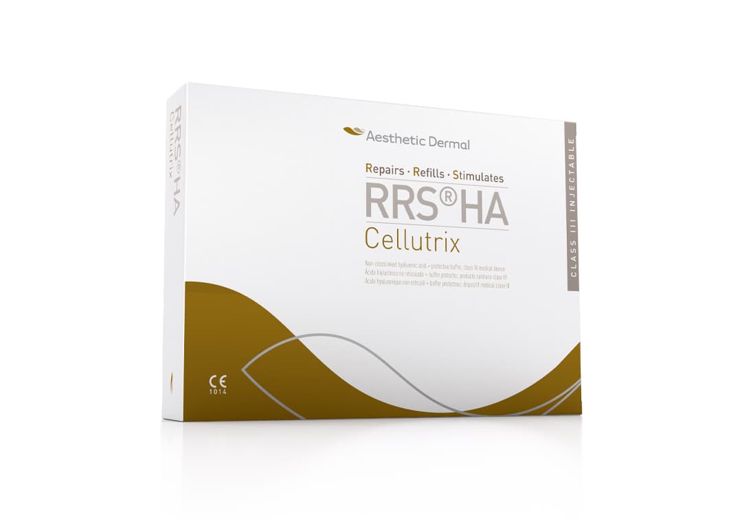 RRS HA Cellutrix de Aesthetic Dermal: envase del implante dérmico inyectable