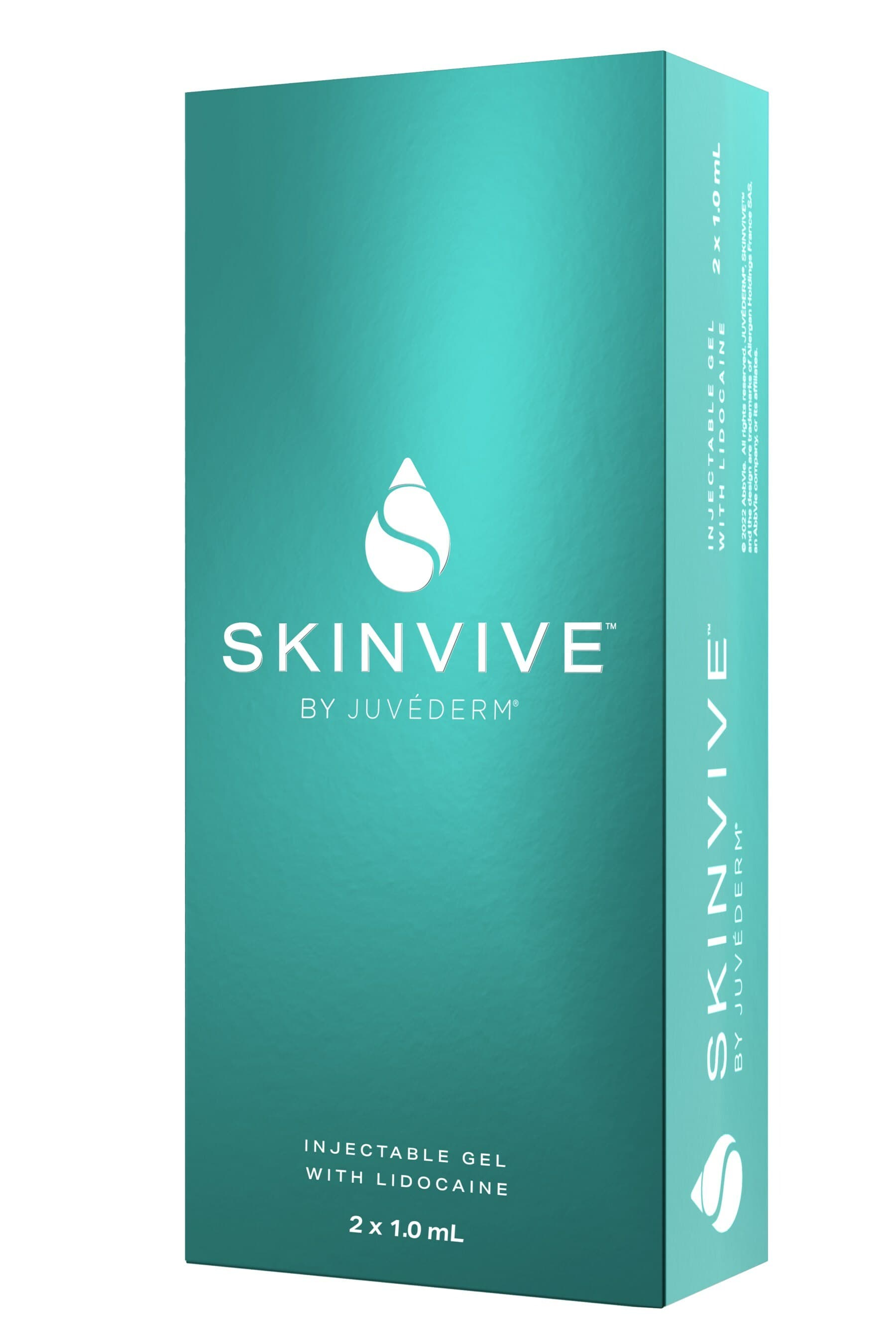 SKINVIVE by JUVÉDERM: envase de gel inyectable de ácido hialurónico